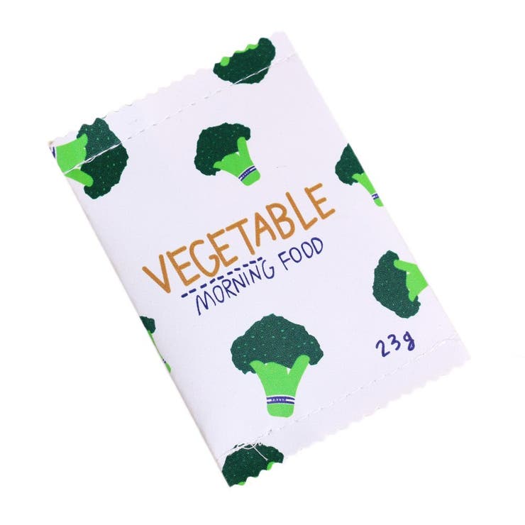 ブロッコリー×ホワイト | ポップパッケージコンパクトポーチ | LUPIS