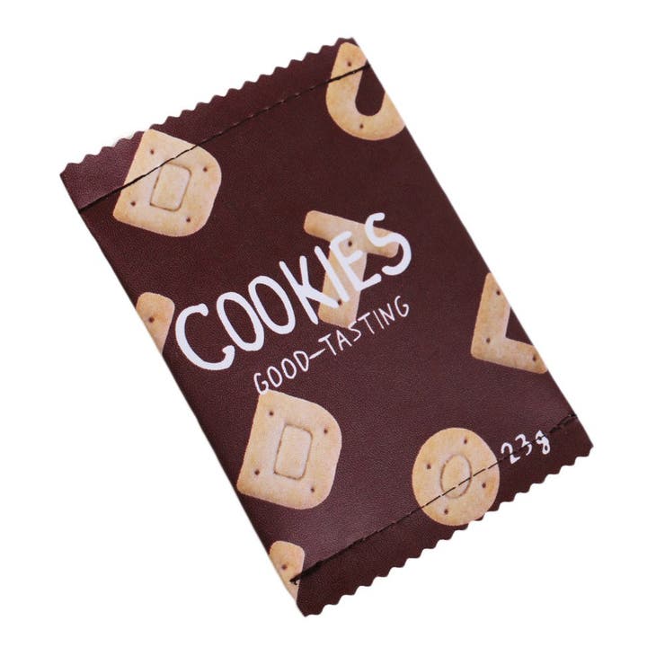 クッキー×ブラウン | ポップパッケージコンパクトポーチ | LUPIS