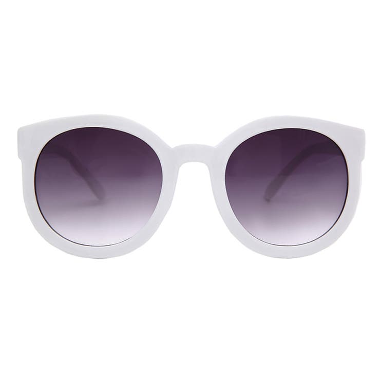 ホワイト | ボストンカラーサングラス 【サングラス メガネ | LUPIS