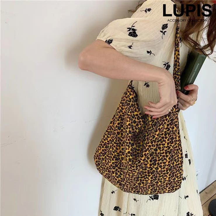 ブラウン | レオパード柄トートバッグ | LUPIS
