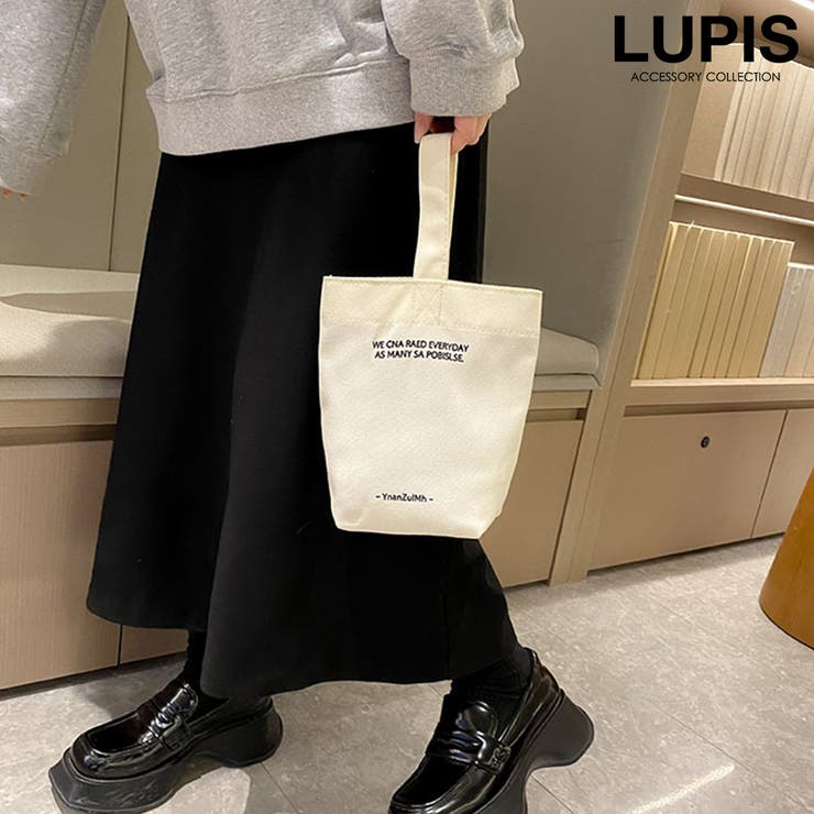 アイボリー | 【小ぶり】キャンバスミニトートバッグ | LUPIS