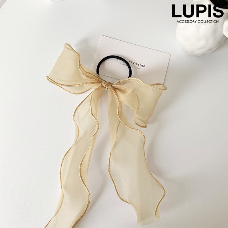 オーガンジーリボンヘアゴム[品番：LPSA0003796]｜LUPIS（ルピス）の