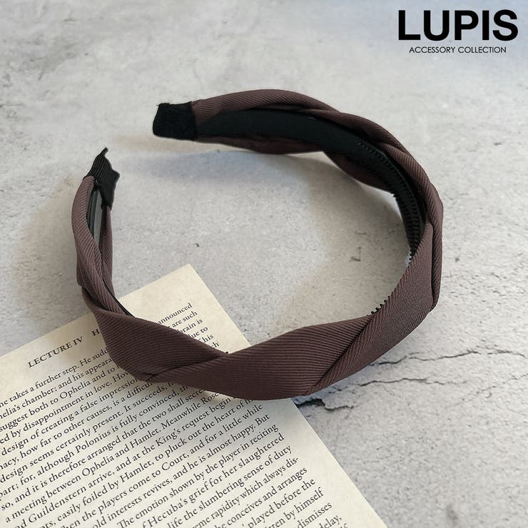 ブラウン | ツイストカチューシャ | LUPIS