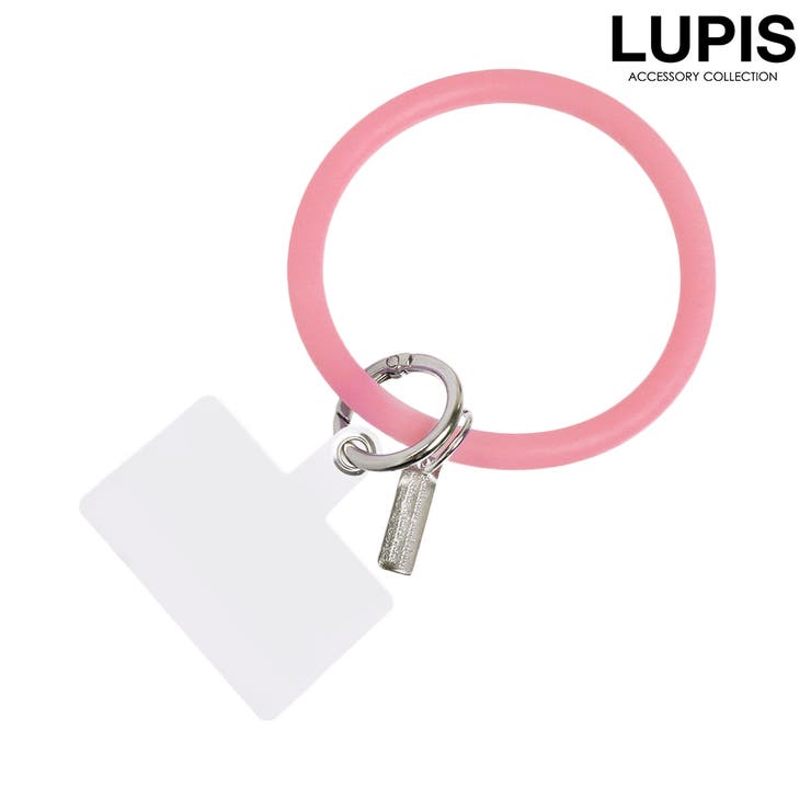 ピンク | サークル型シリコンハンドストラップ | LUPIS