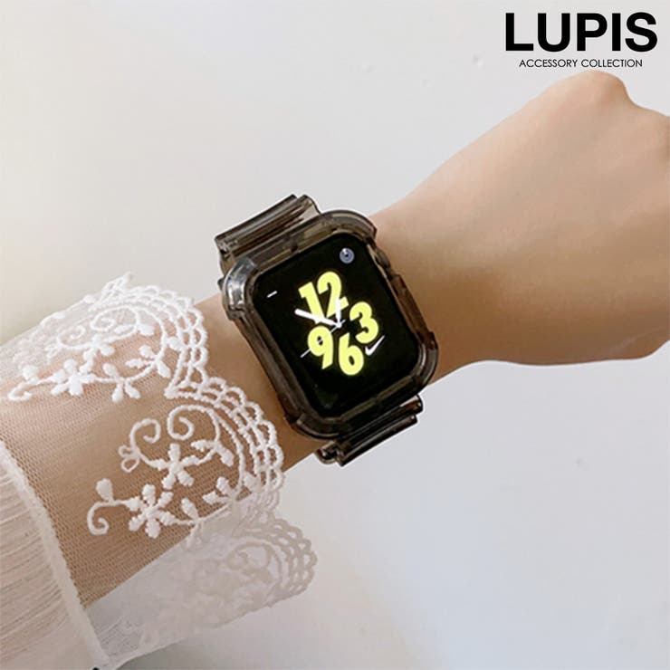 グレー | クリアカラーAppleWatchバンド【38mm 40mm 41mm | LUPIS