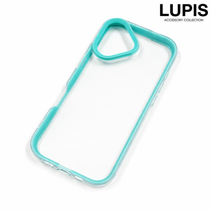ブルーiPhone17 | カラーフレームクリアiPhoneケース【iPhone17】 | LUPIS
