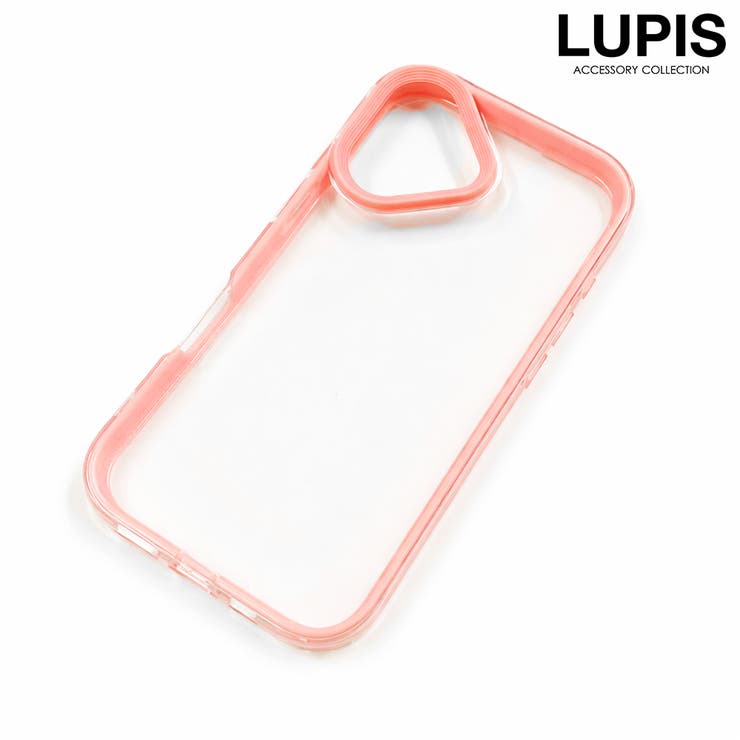 ピンクiPhone17 | カラーフレームクリアiPhoneケース【iPhone17】 | LUPIS