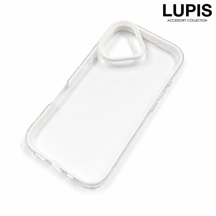 ホワイトiPhone17 | カラーフレームクリアiPhoneケース【iPhone17】 | LUPIS
