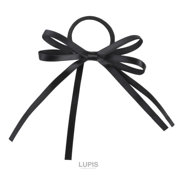 ブラックリボンヘアゴム 【ヘアアクセサリー アクセサリー | LUPIS | 詳細画像4 