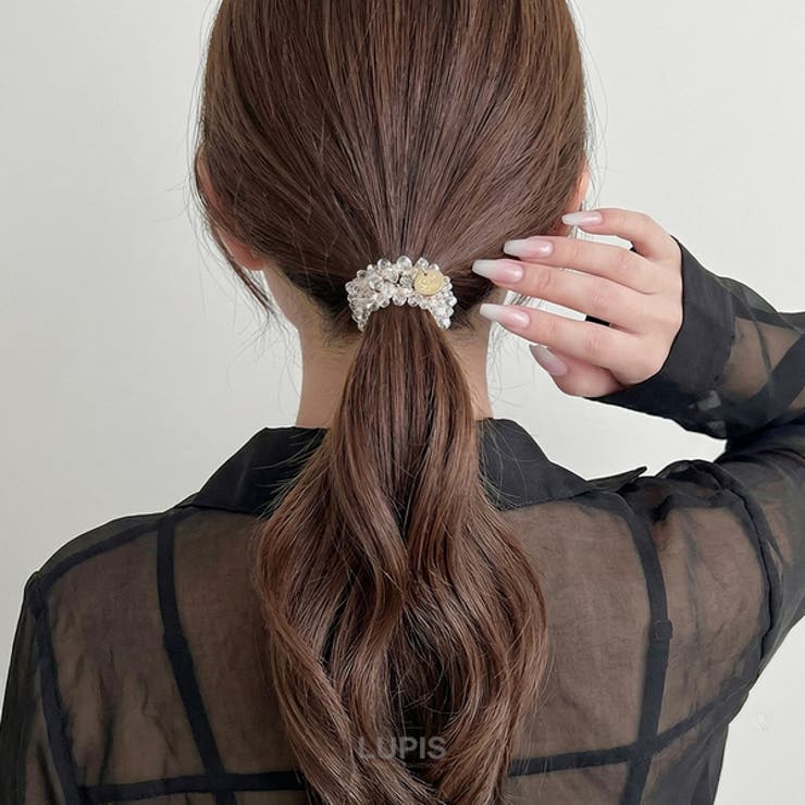 クリスタルビジューヘアゴム【ヘアアクセサリー】 | LUPIS | 詳細画像2 