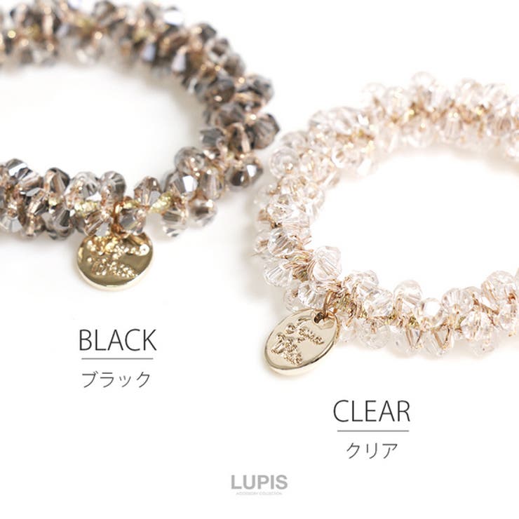 クリスタルビジューヘアゴム【ヘアアクセサリー】 | LUPIS | 詳細画像6 