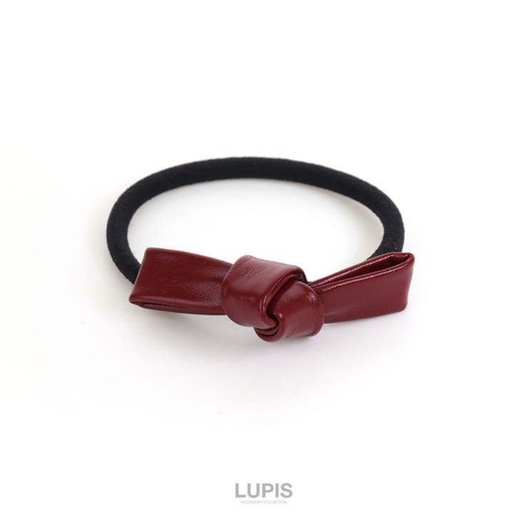 レザー調プチリボンヘアゴム | LUPIS | 詳細画像6 
