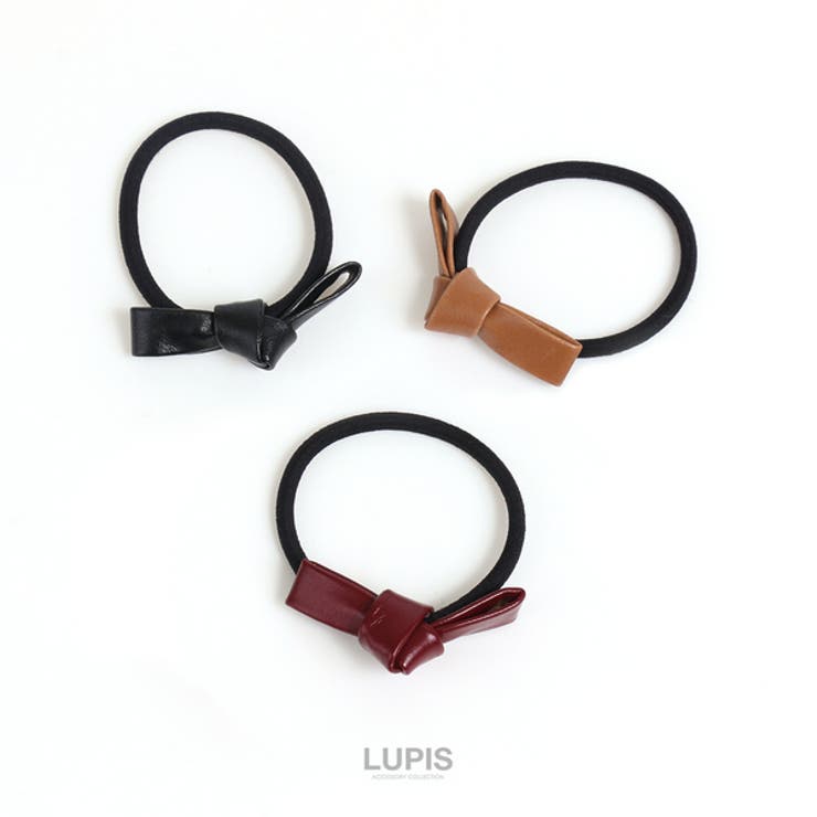 レザー調プチリボンヘアゴム | LUPIS | 詳細画像7 