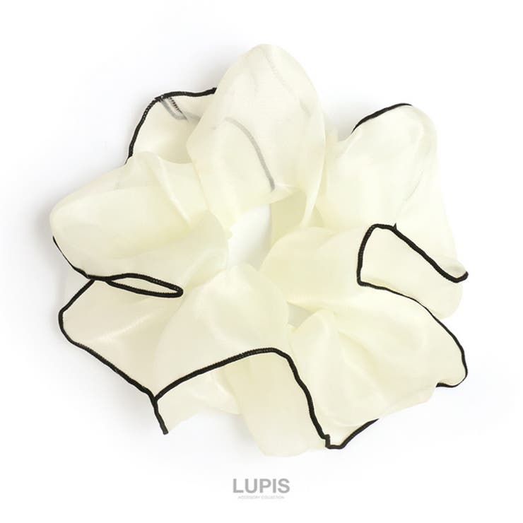ボリュームパイピングシュシュ 【ヘアアクセサリー ヘアゴム | LUPIS | 詳細画像3 