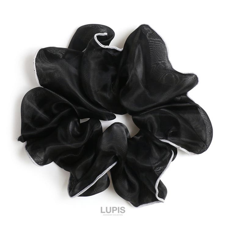 ボリュームパイピングシュシュ 【ヘアアクセサリー ヘアゴム | LUPIS | 詳細画像4 