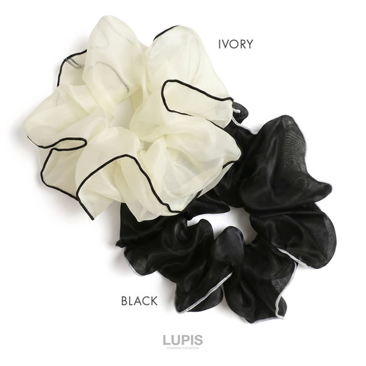 ボリュームパイピングシュシュ 【ヘアアクセサリー ヘアゴム | LUPIS | 詳細画像5 