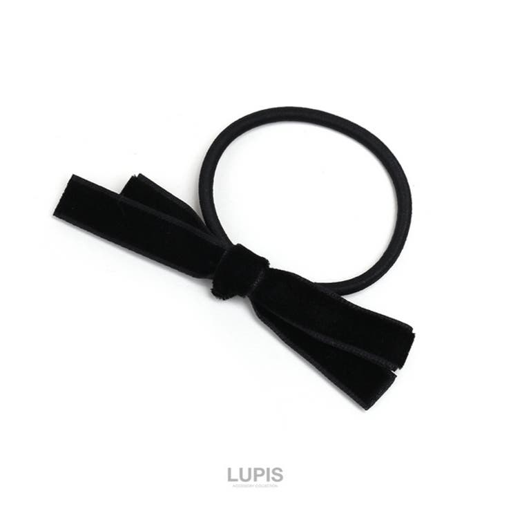 ≪1個入り≫ベロアリボンヘアゴム | LUPIS | 詳細画像3 