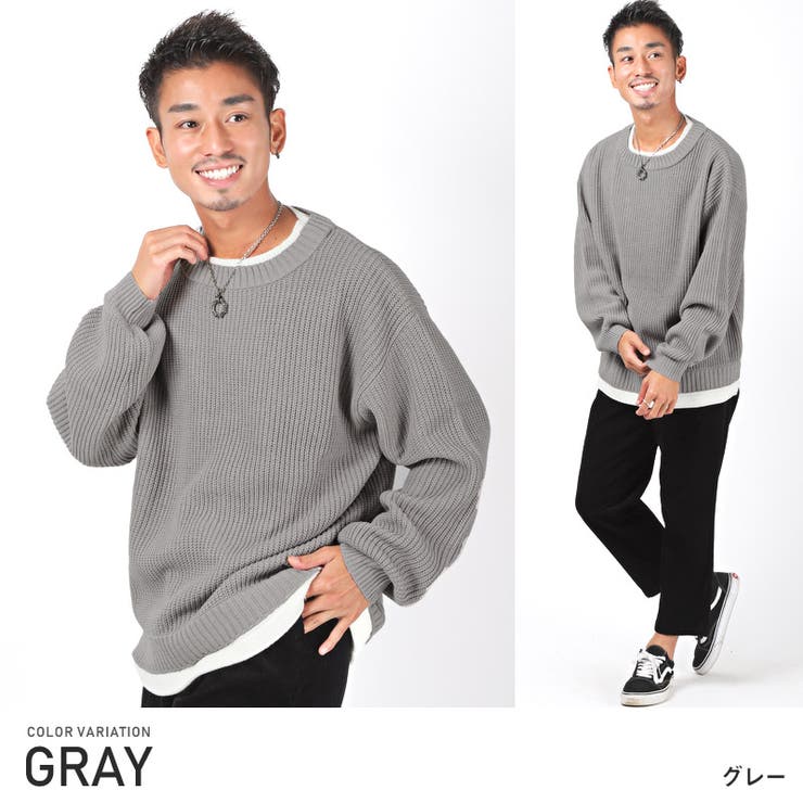ニット セーター メンズ 品番 Lu Luxstyle ラグスタイル のメンズファッション通販 Shoplist ショップリスト
