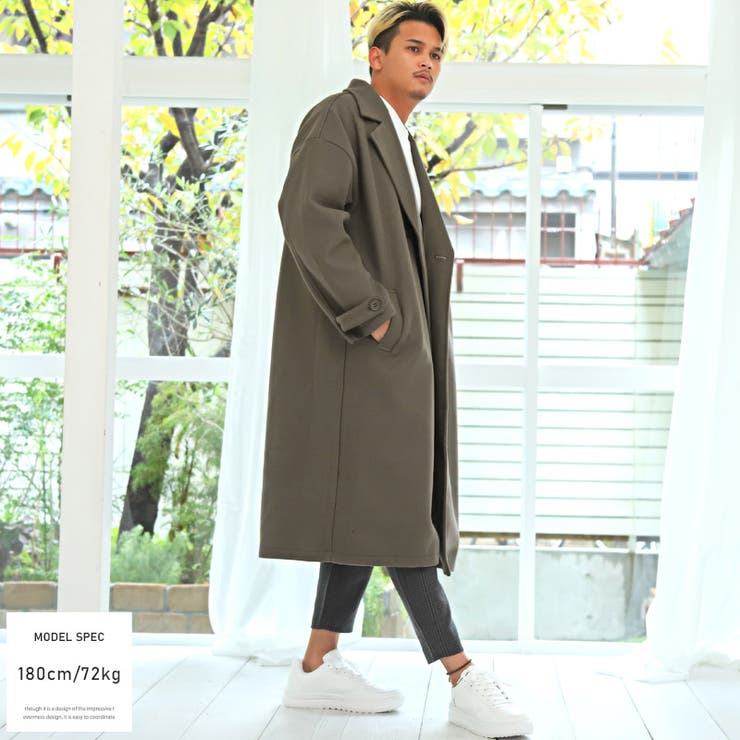 チェスターコート メンズ コート 品番 Lu Luxstyle ラグスタイル のメンズ ファッション通販 Shoplist ショップリスト