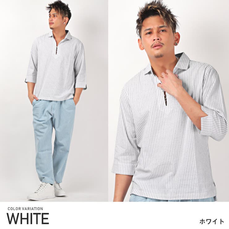 シャツ メンズ 7分袖 品番 Lu Luxstyle ラグスタイル のメンズファッション通販 Shoplist ショップリスト