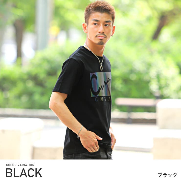 ブラック | Tシャツ メンズ 半袖 | LUXSTYLE