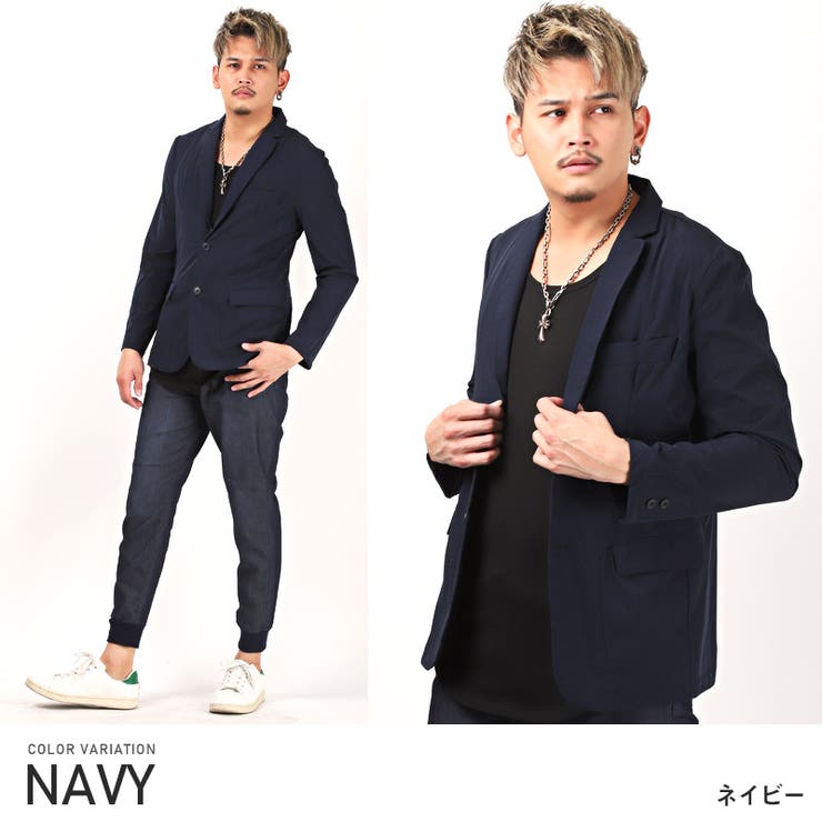 テーラードジャケット メンズ ナイロン 品番 Lu Luxstyle ラグスタイル のメンズ ファッション通販 Shoplist ショップリスト