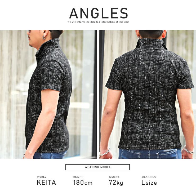 ポロシャツ メンズ モザイクジャガード | LUXSTYLE | 詳細画像7 