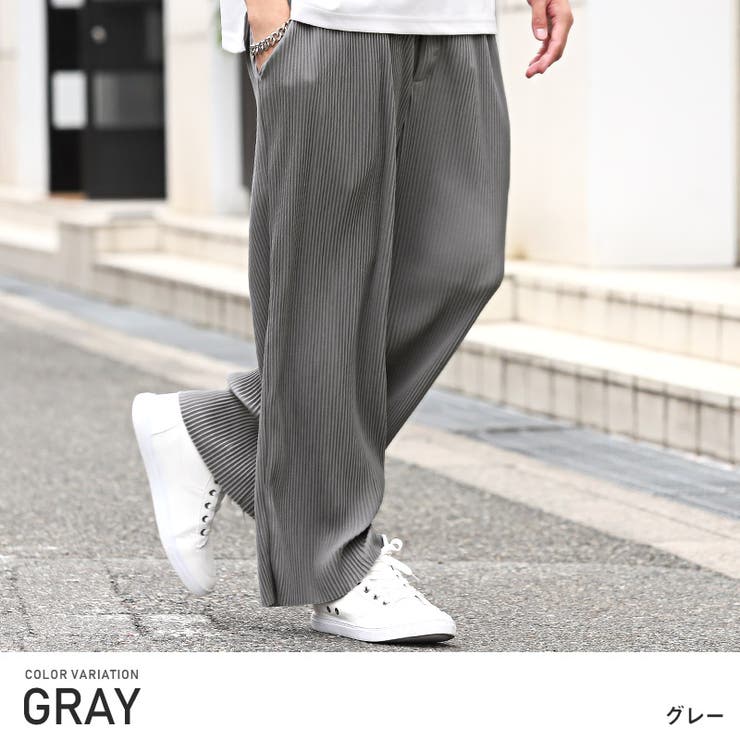 WYM LIDNM」 スラックス M チャコールグレー メンズ : 88949612