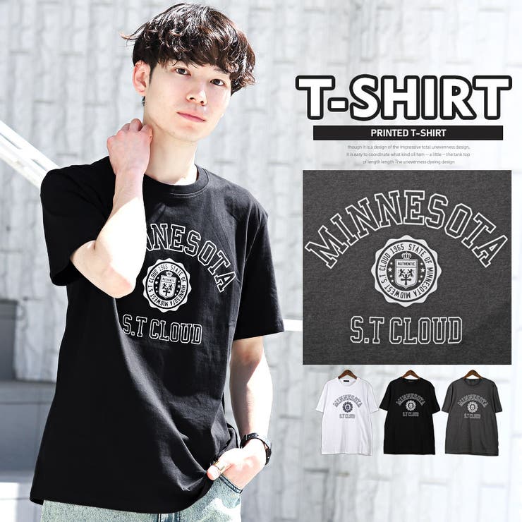 Tシャツ メンズ 半袖 | LUXSTYLE | 詳細画像1 