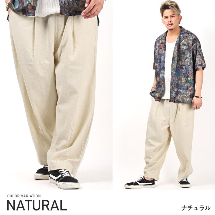 バルーンパンツ メンズ 綿麻[品番：LU000011670]｜LUXSTYLE
