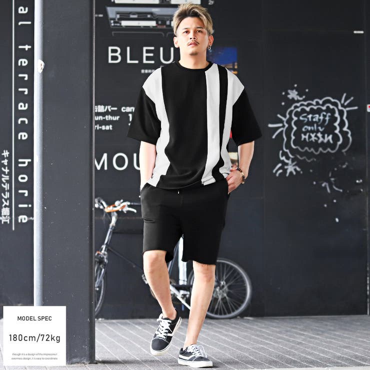ショートパンツ メンズ スウェット[品番：LU000011669