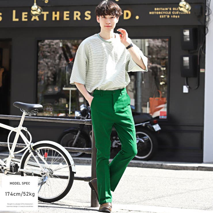 パンツ メンズ スタイルアップ カジュアルスタイル パンツ 2色 楽天市場】パンツ 7分丈 クロップドパンツ メンズ スキニー