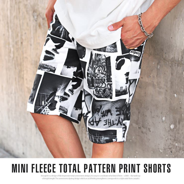 新品・タグ付き】BANDEL メンズ ショートパンツ 白 黒 Lサイズ