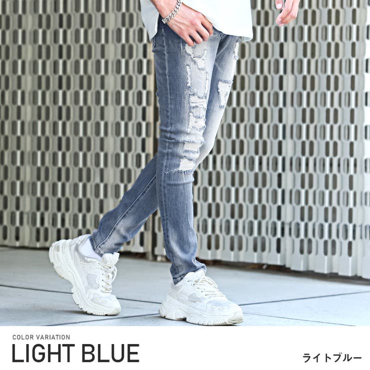 デニムパンツ メンズ スキニー[品番：LU000011691]｜LUXSTYLE（ラグ