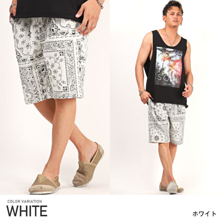ショートパンツ メンズ ハーフパンツ[品番：LU000011881