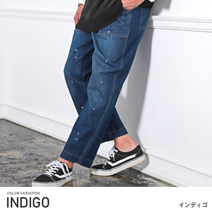 ベイカーパンツ メンズ デニムパンツ[品番:LU000011902 ベイカーパンツ メンズ デニムパンツ[品番:LU000011902