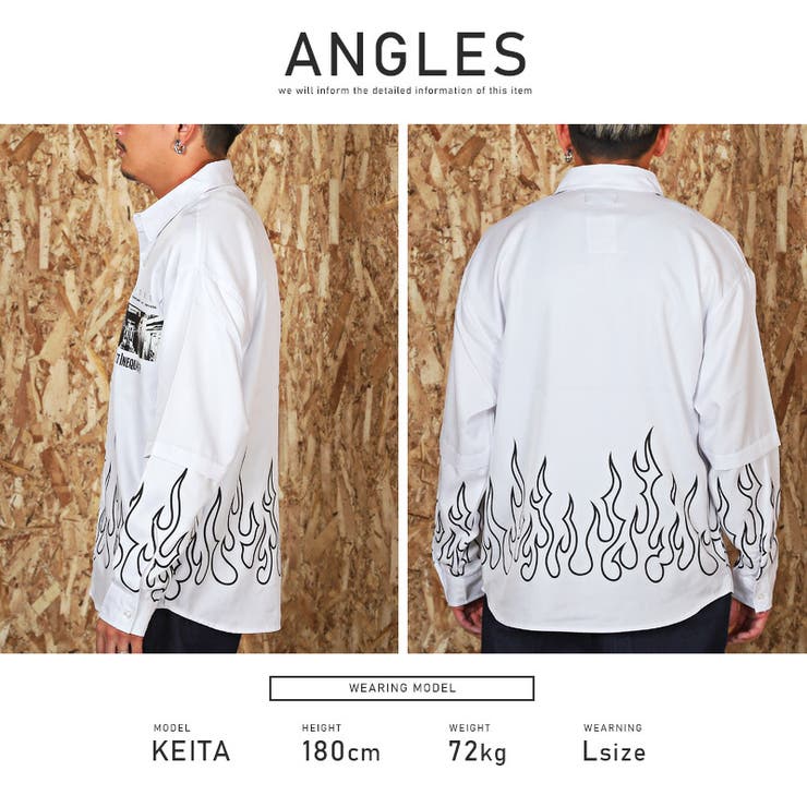 長袖シャツ メンズ グラフィック | LUXSTYLE | 詳細画像7 