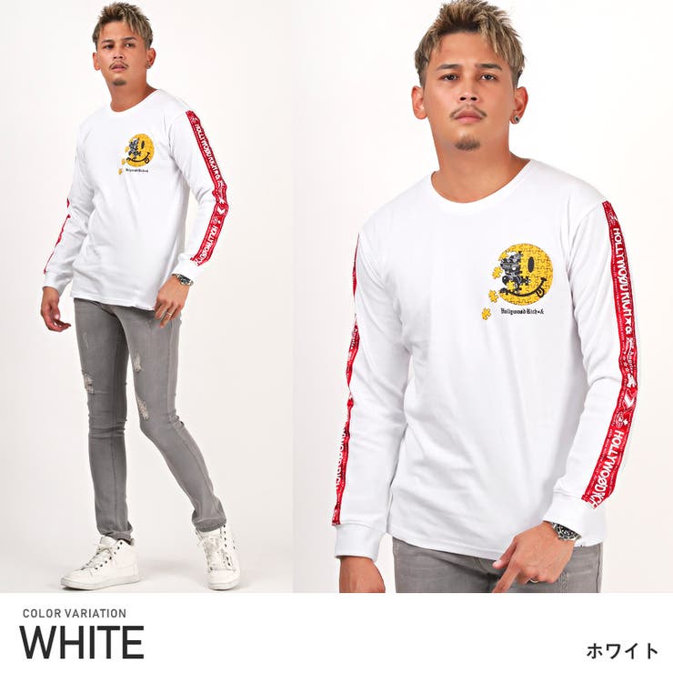 ロンT メンズ 長袖Tシャツ