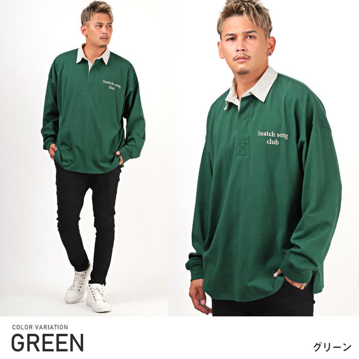 ラガーシャツ メンズ 長袖[品番：LU000011978]｜LUXSTYLE（ラグ