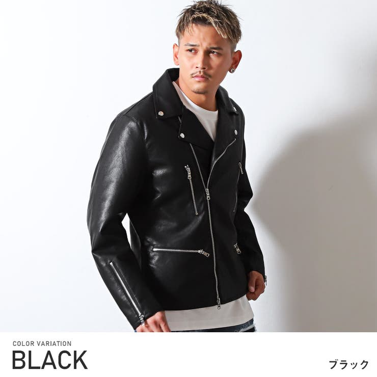 ライダースジャケット メンズ ダブル[品番：LWSM0001030]｜ローコスのメンズファッション通販｜SHOPLIST（ショップリスト）