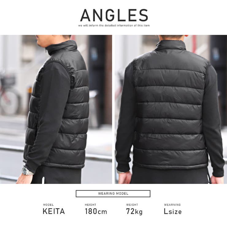 中綿ベスト メンズ ダウンタッチ[品番：LU000012257]｜LUXSTYLE