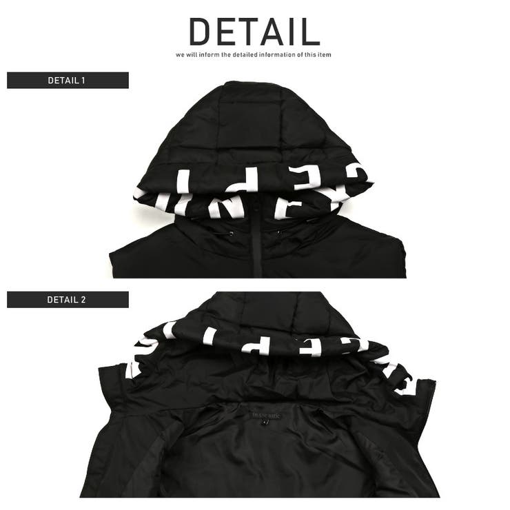 中綿ベスト メンズ ロゴ[品番：LU000012167]｜LUXSTYLE（ラグ