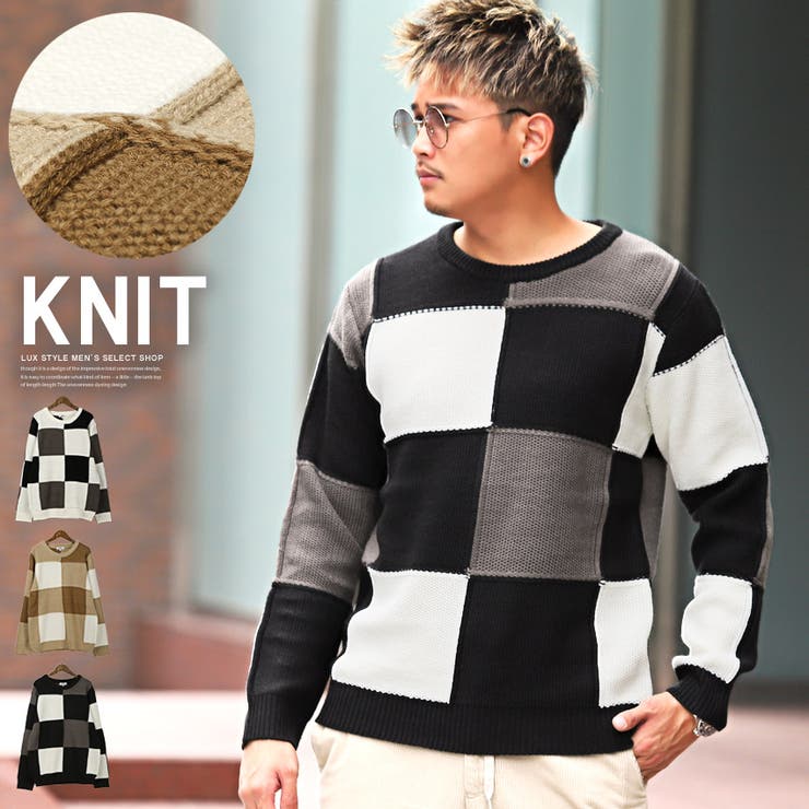 ニット メンズ セーター[品番：LU000012153]｜LUXSTYLE（ラグスタイル）のメンズファッション通販｜SHOPLIST（ショップリスト）