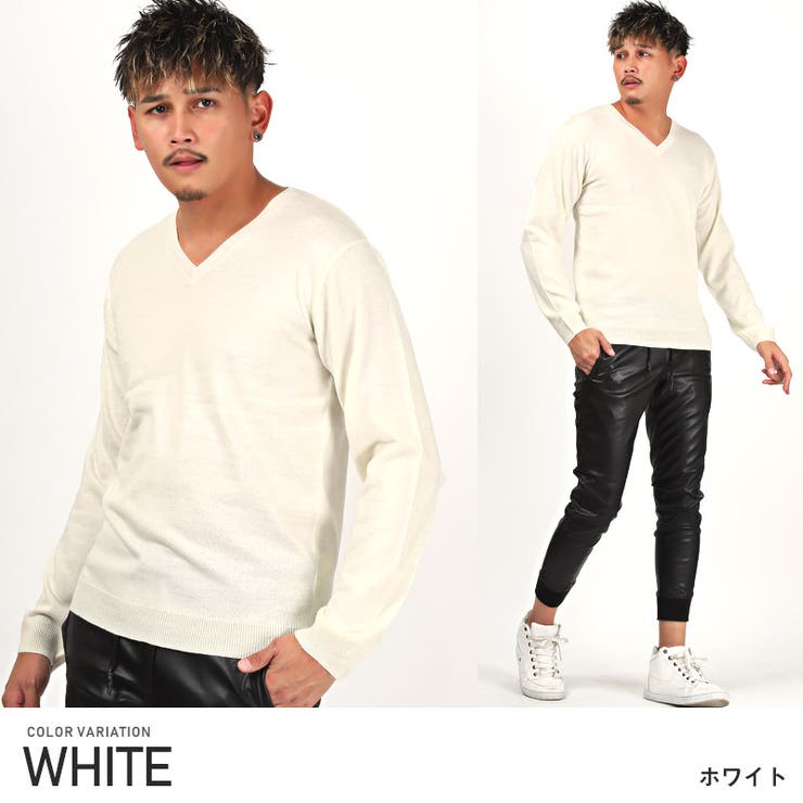 ニット メンズ セーター[品番：LU000012302]｜LUXSTYLE（ラグ