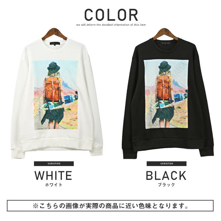 トレーナー メンズ ガールフォト | LUXSTYLE | 詳細画像2 