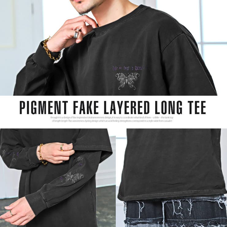 ロンT メンズ 長袖Tシャツ[品番：LU000012388]｜LUXSTYLE（ラグ