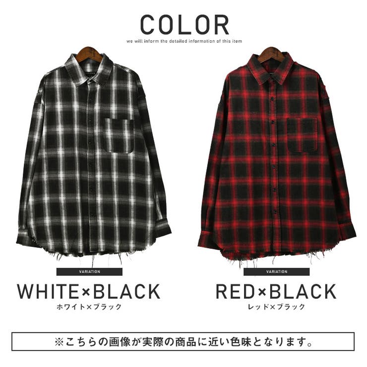 長袖シャツ メンズ チェックシャツ[品番:LU000012383 長袖シャツ メンズ チェックシャツ[品番:LU000012383