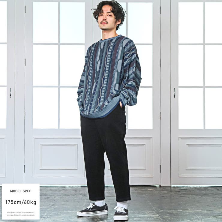 最適な材料 ニット セーター メンズ[品番：LU000012381]｜LUXSTYLE（ラグ トップス