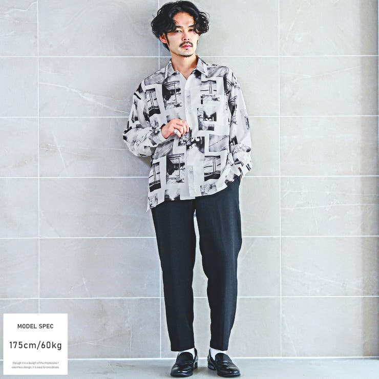長袖シャツ メンズ 花柄[品番：LU000012446]｜LUXSTYLE（ラグ