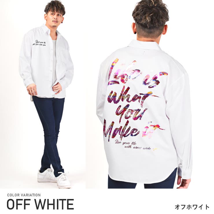 off-white  長袖シャツ